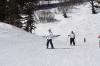 Libby and Abby on the big slope